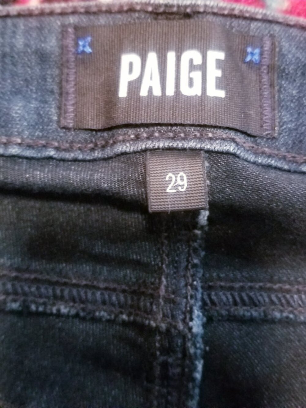 PAIGE Manhattan Dark Blue Jeans – Sz 29 - Picture 3 of 11